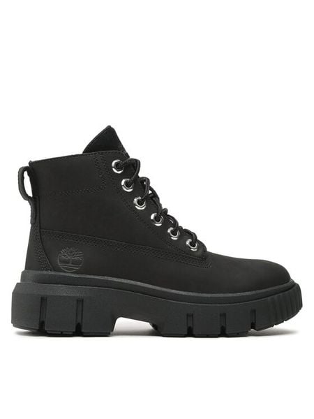 Timberland Trapery Greyfield Leather Boot TB0A5RNG0011 Czarny. Czarne trapery damskie Timberland, ze skóry, bez zapięcia. Za 629.99 zł.