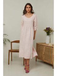 Joséfine Lniana sukienka "Gustav" w kolorze jasnoróżowym rozmiar: S. Różowe sukienki damskie Joséfine, bez wzorów, ze lnu, bez ramiączek. Za 195.99 zł.