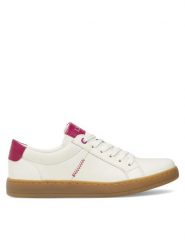 Lasocki Sneakersy Delecta WI16-DELECTA-01 Biały. Białe obuwie sportowe damskie Lasocki, ze skóry, bez zapięcia. Za 229.99 zł.