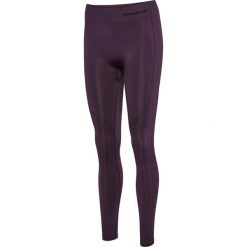 Damskie legginsy bezszwowe z wysokim stanem Hummel Shaping. Fioletowe legginsy damskie Hummel, bez wzorów. Za 164.00 zł.