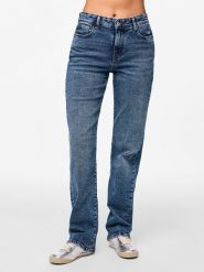 Pieces Dżinsy "Kelly" - Regular fit - w kolorze niebieskim rozmiar: W26/L30. Niebieskie jeansy damskie Pieces, z podwyższonym stanem. Za 65.85 zł.