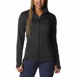 Bluza techniczna sportowa damska Columbia W Park View Grid Fleece. Czarne bluzy damskie Columbia, l, bez wzorów, bez kaptura. Za 224.99 zł.