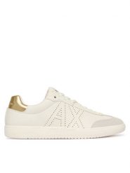 Armani Exchange Sneakersy XW002791 AF26936 MZ128 Écru. Obuwie sportowe damskie Armani Exchange, ze skóry, bez zapięcia. Za 629.99 zł.