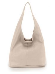 Anna Morellini Skórzany shopper bag "Tarquinia" w kolorze beżowym - 32 x 32 x 16 cm rozmiar: onesize. Brązowe shopper bag Anna Morellini, bez wzorów, z materiału, na ramię, bez dodatków. Za 385.62 zł.