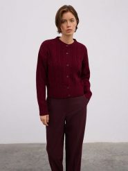 BGN Kardigan w kolorze bordowym rozmiar: 40. Czerwone kardigany damskie BGN, bez wzorów, z wełny. Za 131.12 zł.