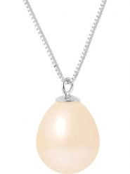 Mitzuko Srebrny naszyjnik z perłą - dł. 42 cm rozmiar: onesize. Różowe naszyjniki damskie Mitzuko, z perłą, srebrne. Za 208.99 zł.