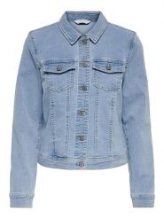 ONLY Kurtka dżinsowa "Woonder" w kolorze niebieskim rozmiar: XL. Niebieskie kurtki damskie Only, xl, bez wzorów, bez kaptura. Za 100.99 zł.