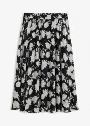Spódnica maxi. Czarne spódnice damskie bonprix, bez wzorów, maxi. Za 44.99 zł.