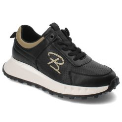 Czarne Sneakersy Artiker Stylowe Obuwie Damskie. Czarne obuwie sportowe damskie Artiker, na wiosnę, z materiału, bez zapięcia. Za 229.00 zł.