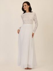 APART Sukienka w kolorze kremowym rozmiar: 40. Brązowe sukienki damskie Apart, bez wzorów, z koronki, bez ramiączek. Za 339.99 zł.