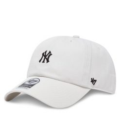 Czapka z daszkiem 47 Brand. Białe czapki z daszkiem damskie 47 Brand, bez wzorów. Za 89.99 zł.