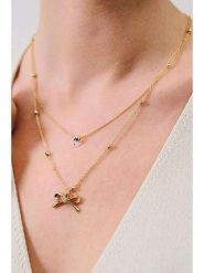 Heliophilia Naszyjnik z elementami ozdobnymi rozmiar: onesize. Naszyjniki damskie Heliophilia, z cyrkonią, metalowe. Za 43.99 zł.