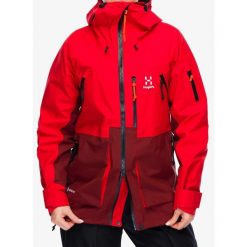 Kurtka z membraną damska Haglofs Vassi GTX Jacket. Czerwone kurtki damskie Haglöfs, bez wzorów, bez kaptura. Za 1,898.99 zł.