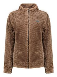Geographical Norway Kurtka polarowa "Tadaba" w kolorze szarobrązowym rozmiar: L. Brązowe kurtki damskie Geographical Norway, l, bez wzorów, z polaru, bez kaptura. Za 97.45 zł.