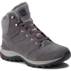 Trekkingi SALOMON - Ellipse Freeze Cs Wp 404697 23 V0 Magnet/Quiet Shade/ Hibiscus. Szare obuwie trekkingowe damskie Salomon, z materiału. W wyprzedaży za 429.00 zł.