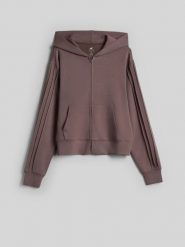 4F Bluza dresowa regular z modalem damska - brązowa XL. Brązowe bluzy damskie 4F, xl, bez wzorów, z dresówki. Za 199.99 zł.