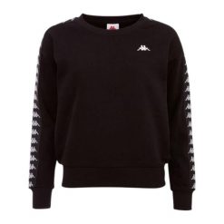 Damska Bluza Janka. Czarne bluzy damskie Kappa, xl, bez wzorów, bez kaptura. Za 124.99 zł.