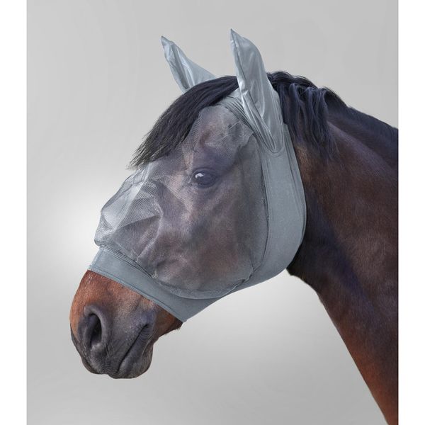 Czapka z muchą dla koni Waldhausen Skinny. Szare czapki damskie WALDHAUSEN, bez wzorów. Za 176.00 zł.