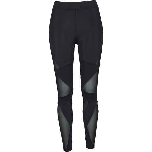 Legginsy damskie Urban Classic mesh triangle GT. Czarne legginsy damskie Urban Classics, bez wzorów, z meshu. Za 148.00 zł.