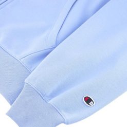 Bluza damska Champion Full Zip Hoodie Sweatshirt 117787. Fioletowe bluzy damskie Champion, s, bez wzorów, bez kaptura. Za 216.99 zł.