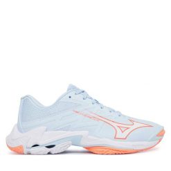 Buty halowe Mizuno. Niebieskie obuwie sportowe casual damskie Mizuno, mizuno wave. Za 689.99 zł.