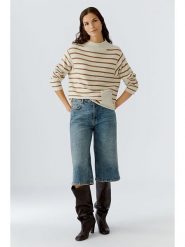 Oui Sweter w kolorze karmelowo-kremowym rozmiar: 36. Brązowe swetry klasyczne damskie Oui, z wełny, bez kołnierzyka. Za 360.17 zł.