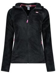 Canadian Peak Kurtka polarowa "Upaloodeak" w kolorze czarnym rozmiar: M. Czarne kurtki damskie Canadian Peak, m, bez wzorów, z materiału, bez kaptura. Za 96.14 zł.