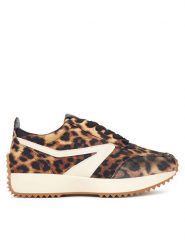DeeZee Sneakersy AM25252 Brązowy. Brązowe obuwie sportowe damskie DeeZee, z materiału, bez zapięcia. Za 159.99 zł.