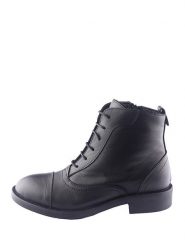 D.Moro Skórzane trzewiki w kolorze czarnym rozmiar: 36. Czarne botki damskie D.Moro, z materiału, bez obcasa, bez zapięcia. Za 284.95 zł.