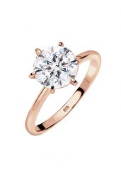 Elli Damski zaręczynowy z kryształami , srebro próby 925 Sterling Silver Pierścionki 1 ct. Szare pierścionki damskie Elli, z kryształem, srebrne. Za 228.64 zł.