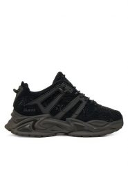 Guess Sneakersy FLPBLL SUE12 Czarny. Czarne obuwie sportowe damskie Guess, ze skóry, bez zapięcia. Za 319.99 zł.