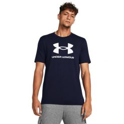 Under Armour UA SPORTSTYLE LOGO UPDATE SS Koszulka męska. Niebieskie t-shirty i koszulki chłopięce Under Armour, bez wzorów, z bawełny, bez kołnierzyka, bez ramiączek. W wyprzedaży za 84.99 zł.