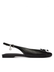 MICHAEL Michael Kors Baleriny Piper Sling 40S6PIFP2L Czarny. Czarne balerinki damskie MICHAEL Michael Kors, bez wzorów, ze skóry. Za 569.99 zł.