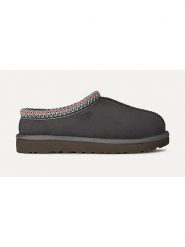 UGG Skórzane kapcie "Tasman II" w kolorze antracytowym rozmiar: 36. Czarne kapcie damskie Ugg, ze skóry. Za 412.88 zł.