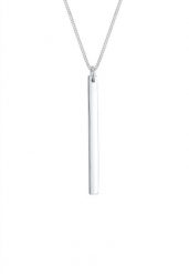 Elli Damski łańcuszek pancerka warstwowy Geo ze srebra próby 925 Sterling Silver Naszyjniki 1 ct. Szare naszyjniki damskie Elli, srebrne. Za 177.64 zł.