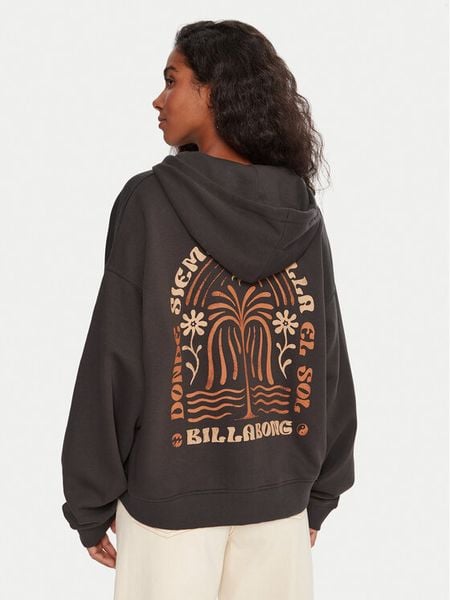 Billabong Bluza El Sol EBJSF00180 Szary Relaxed Fit. Szare bluzy damskie Billabong, l, bez wzorów, z bawełny, bez kaptura. Za 319.99 zł.