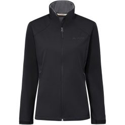 Kurtki Damska kurtka softshellowa Everhike. Czarne kurtki damskie Vaude, s, bez wzorów, z materiału, bez kaptura. Za 496.45 zł.