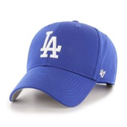 Czapka z daszkiem do baseballa Brand `47 Los Angeles Dodgers niebieska. Niebieskie czapki z daszkiem damskie 47 Brand, bez wzorów, z bawełny. Za 155.00 zł.