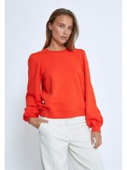 Peppercorn Bluza w kolorze czerwonym rozmiar: M. Czerwone bluzy damskie Peppercorn, m, bez wzorów, z bawełny, bez kaptura. Za 144.95 zł.