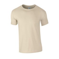 Koszulka Softstyle Dla Dorosłych Unisex. Brązowe bluzki damskie GILDAN, s, bez wzorów, sportowe, bez kołnierzyka, bez ramiączek. Za 29.99 zł.