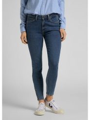 Lee Dżinsy - Slim fit - w kolorze granatowym rozmiar: W28/L29. Niebieskie jeansy damskie Lee. Za 192.95 zł.
