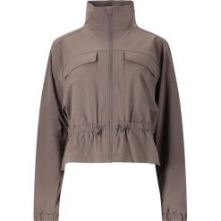 Kurtka damska Athlecia Hero V2. Brązowe kurtki damskie Athlecia, bez wzorów, bez kaptura. Za 299.00 zł.