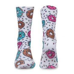 Skarpety sportowe Elitex Training Donut. Białe skarpetki damskie ELITEX TRAINING, bez wzorów, z elastanu. Za 50.99 zł.