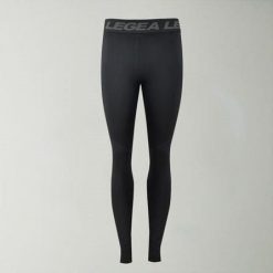 Kobieta Bieganie Legginsy Wysoki Stan Nereide Czarne. Czarne legginsy damskie LEGEA, l, bez wzorów, z elastanu. Za 92.00 zł.