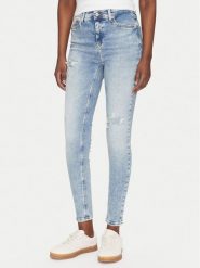Tommy Jeans Jeansy Nora DW0DW20024 Niebieski Skinny Fit. Niebieskie rurki damskie Tommy Jeans, bez wzorów, z bawełny. Za 289.99 zł.