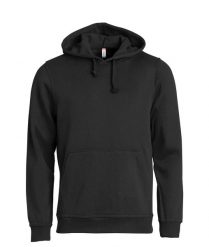 Clique Basic Hoody bluza z kapturem unisex czarna 2XL – black. Czarne bluzy damskie CLIQUE, uniwersalny, bez wzorów, z bawełny, z kapturem. Za 172.75 zł.