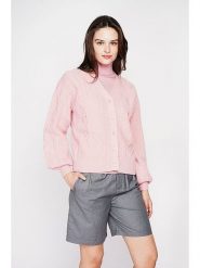 C& Jo Kardigan w kolorze jasnoróżowym rozmiar: 40. Różowe kardigany damskie C& Jo, bez wzorów, ze splotem. Za 152.99 zł.