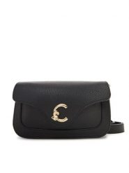 Coccinelle Torebka Coccinelle C-ME E1 SSL 12 03 01 Czarny. Czarne listonoszki damskie Coccinelle, bez wzorów, ze skóry, bez dodatków. Za 1,499.00 zł.