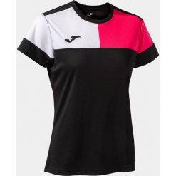 Joma damska koszulka krótki rękaw Black-Pink S. Białe koszulki sportowe damskie Joma, s, bez wzorów, bez ramiączek, do piłki nożnej. Za 157.99 zł.