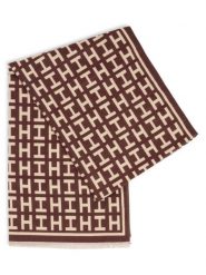 Marie Lund Szalik Kobiety wiskoza brązowy|beżowy, ONE SIZE. Brązowe szaliki damskie Marie Lund, bez wzorów, z wiskozy. Za 99.95 zł.
